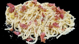 Carbonara egg yolks recipe