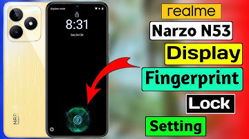Realme Narzo N53 Me Display Fingerprint Lock Kaise Lagaen
