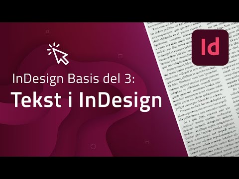 Video: Hvor er punkttegn i indesign?