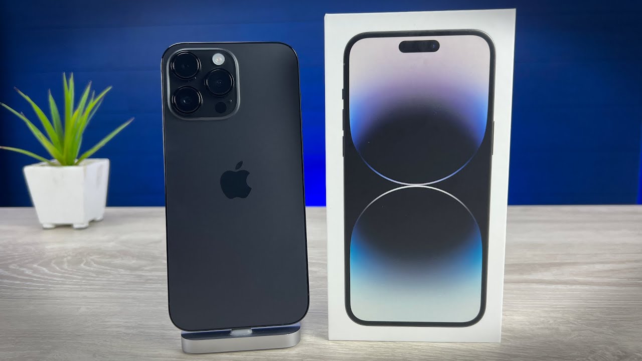 Unboxing iPhone 14 Pro Max Space Black - YouTube