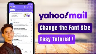 How to Change Font Size in Yahoo Mail !