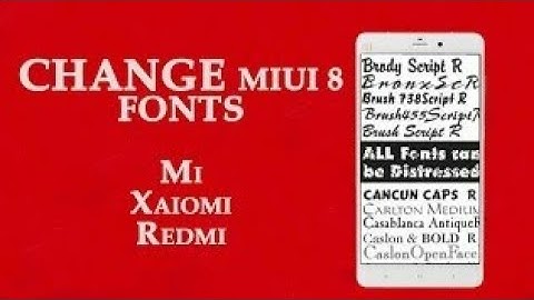 change fonts on miui7/miui8 [NO ROOT]