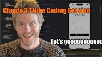 Vibe coding an iOS app with Claude 3.7 and xcode