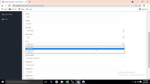 Part 6 School Erp Software ASP NET MVC 5 C# Student and Staff