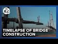 Timelapse of Gordie Howe International Bridge Construction
