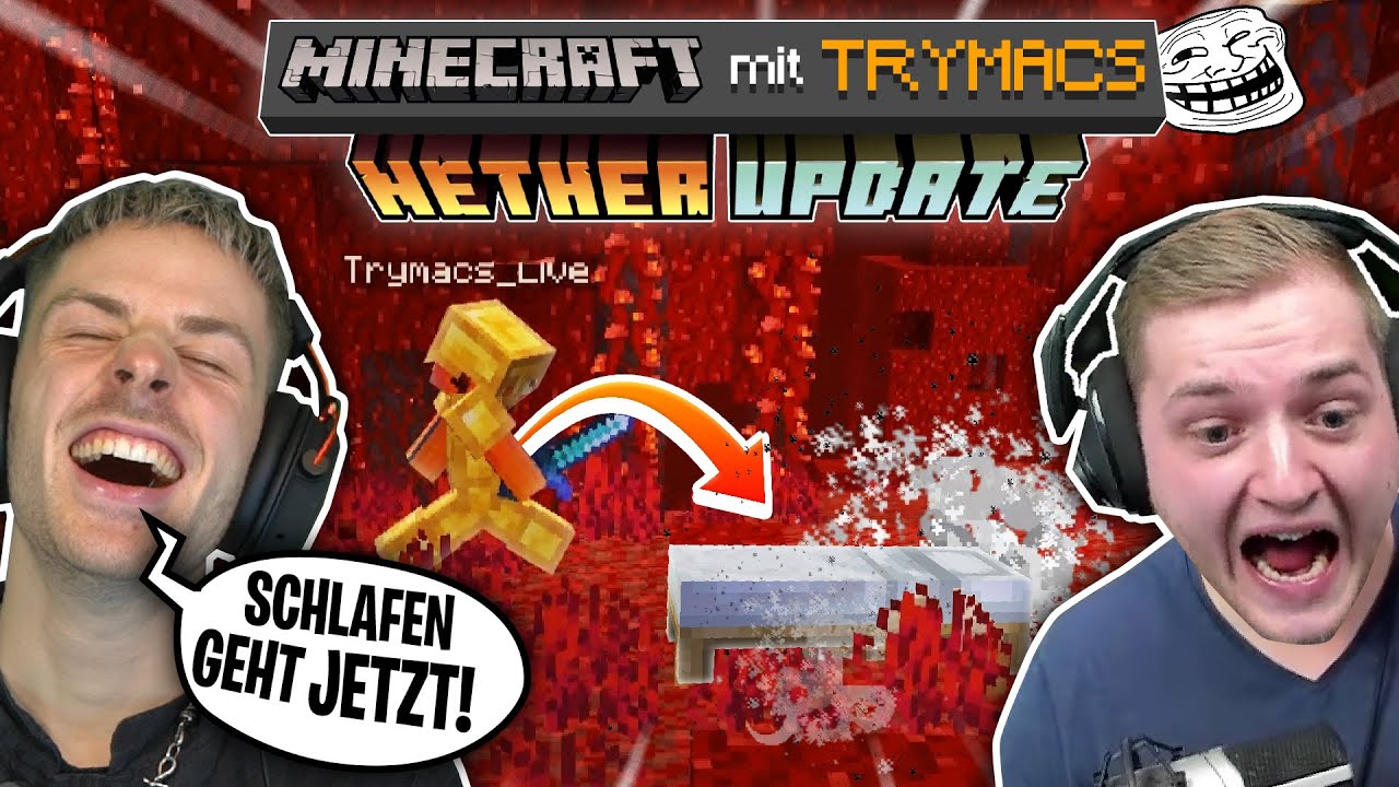TRYMACS ist LOST und DUMM! NEUES Minecraft Update!
