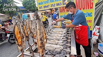 Nể phục anh ra hè phố bán CÁ LÓC NƯỚNG MUỐI TUYẾT nuôi 2 con SINH ĐÔI cùng bị hội chứng hậu covid