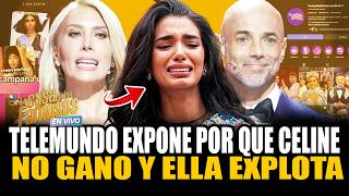 TELEMUNDO LEAKS AND EXPOSES WHY CELINE DIDN'T WIN AND SHE EXPLODES! LA CASA DE LOS FAMOSOS 6 LIVE