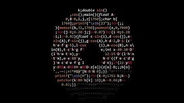 Spinning Donut with C || C Programming ||