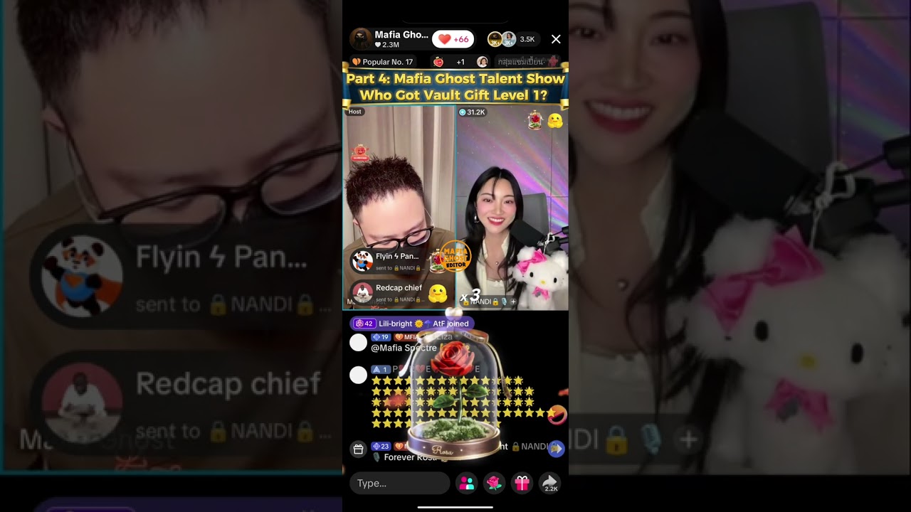 Mafia Ghost Talent Show (Part 4/4) 11302025 Vault Gifts as Reward 