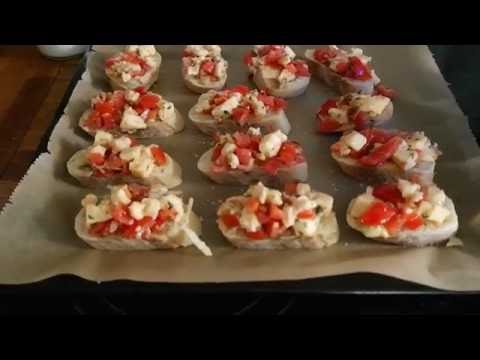 Video: Bruschetta Mit Tomaten Und Mozzarella