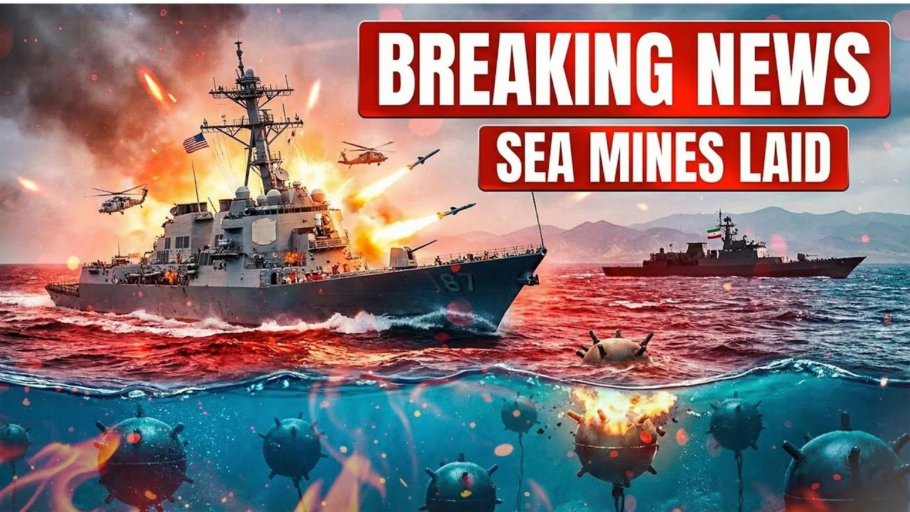 Iran LAYS SEA MINES Across the Strait of Hormuz — The US Navy's ...