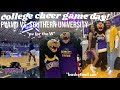 vlog: COLLEGE CHEER game day *pvamu vs. southern university* (basketball szn) | zoe rose