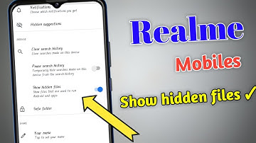 How to show hidden files in Realme moblie #Realme | Interesting Tips