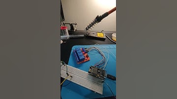 ESP8266 nodemcu & Relay channel Relay Dance Mode! #tech #electronic #arduino #esp8266