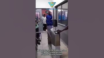 RFID Card & Facial Recognition Tripod Turnstile Access Control Sales a...
