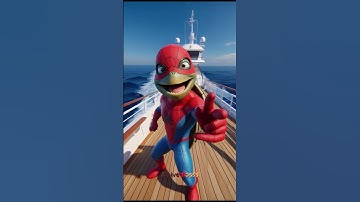 Spiderman Jadui Samudr Me Kachua Ban Gya #spiderman #shorts
