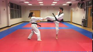 Color Belt - One Step Sparring No. 19b - Oakville Taekwondo Club