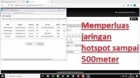 Totolink cp300 mode wds untuk memperluas hotspot vocheran 500meter