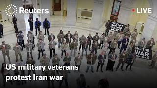 Military Veterans Protest Iran War