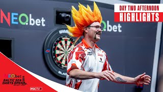 TOO HOT TO HANDLE | Day Two Afternoon Highlights | 2024 Baltic Sea Darts Open