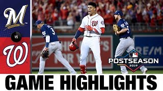 Three runs scored on juan soto's go-ahead single in the 8th to lead
nationals a wild card win over brewers don't forget subscribe!
https://www....