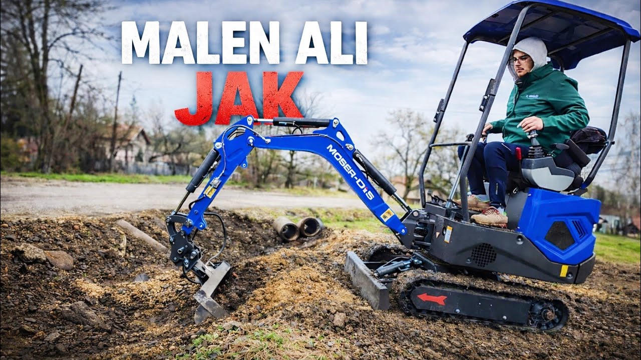 OKOLOKUĆNI POSLOVI #82 - PRVI OZBILJAN ZADATAK ZA NAŠ MINI BAGER !! 