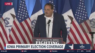 Watch GOP Chair Jeff Kaufmann celebrates Ashley Hinson s Senate primary victory