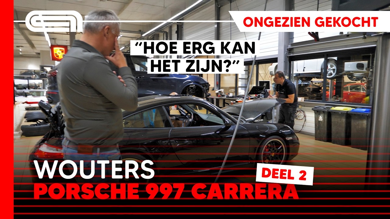 Wouter kocht ongezien zijn Porsche 997. Wat kan er misgaan?