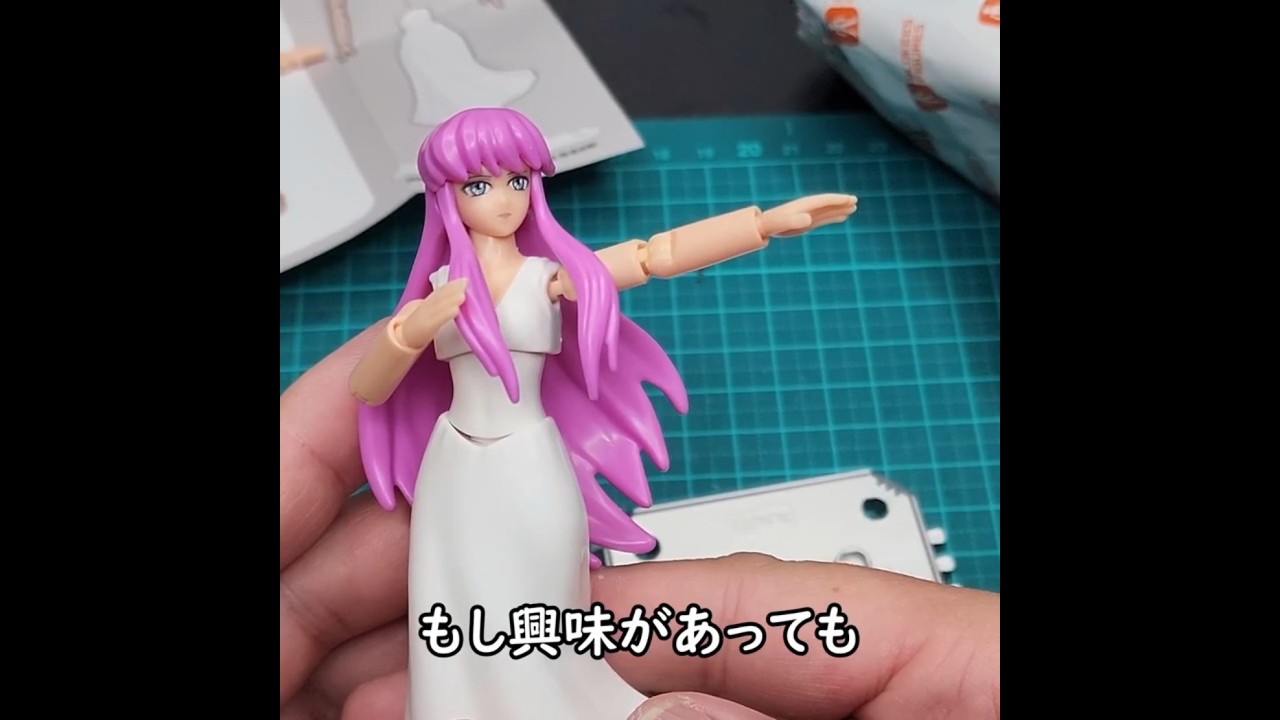 Overseas] I bought a Saint Seiya plastic model: Athena - YouTube