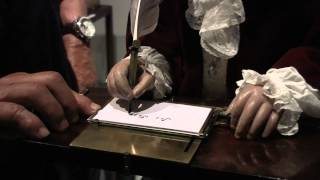 Jaquet Droz The Writer Automaton From 1774 In Action: Inspired Hugo Movie