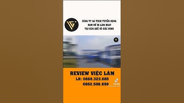 Cty AG Tech Chấp Nhận Nam, Nữ Thừa Thiếu Tuổi Đi Làm Luôn Tại KCN Quế Võ - Bắc Ninh