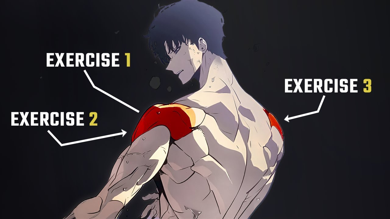 The ONLY 3 Exercises You Need For Anime Shoulders