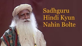 This video is between sadhguru and kiran bedi, where she asking to
speak in hindi...