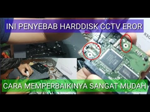 Cara mudah memperbaiki harddisk internal cctv yang Eror!!