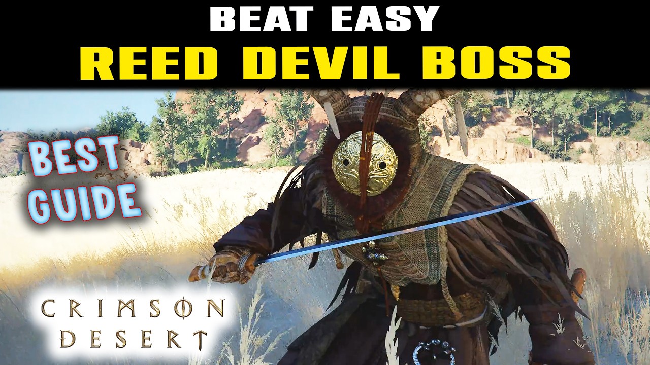 Boss Reed REED DEVIL Boss Fight Explained (Easy) | Crimson Desert Boss Fight ...