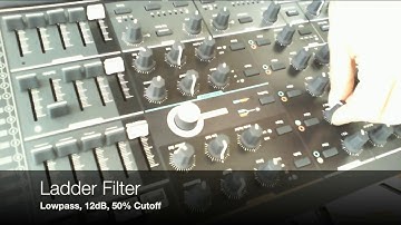 Arturia MatrixBrute Steiner and Ladder Filter Comparison