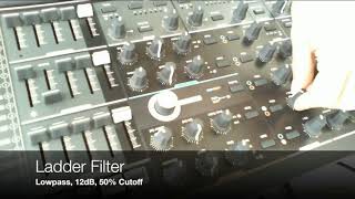 Arturia MatrixBrute Steiner and Ladder Filter Comparison