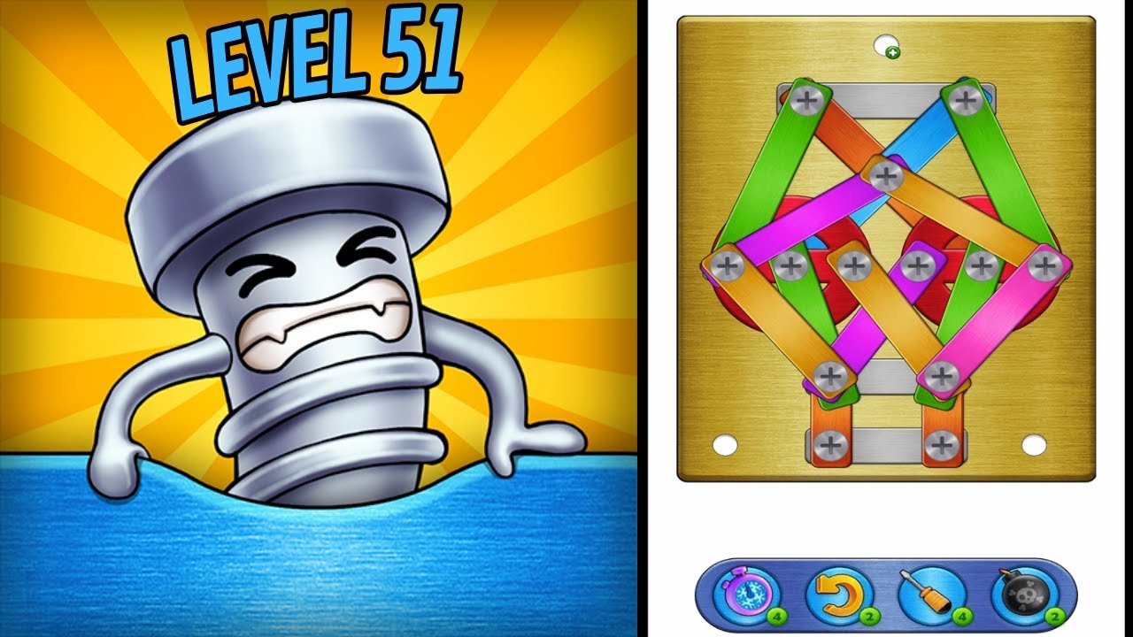 🏅 SCREW PUZZLE | SCREW MASTER 🤪 Level 51 🧩 Gameplay Walkthrough