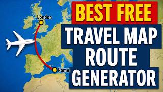 Create AMAZING Travel Route Animations FREE! | Best Map Tool for Travel Videos Mapanimationmaker.com