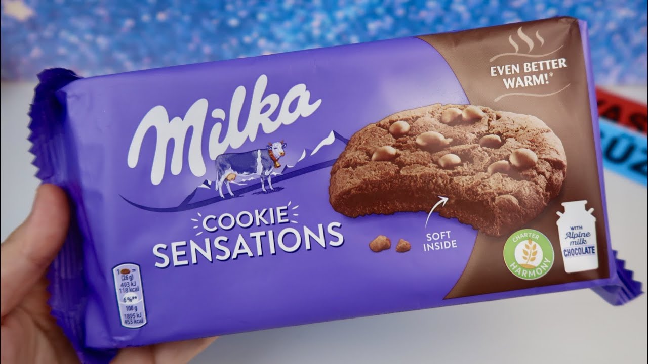 Milka Cookie Bol Çikolatalı Sensations Kurabiye incelemesi YouTube