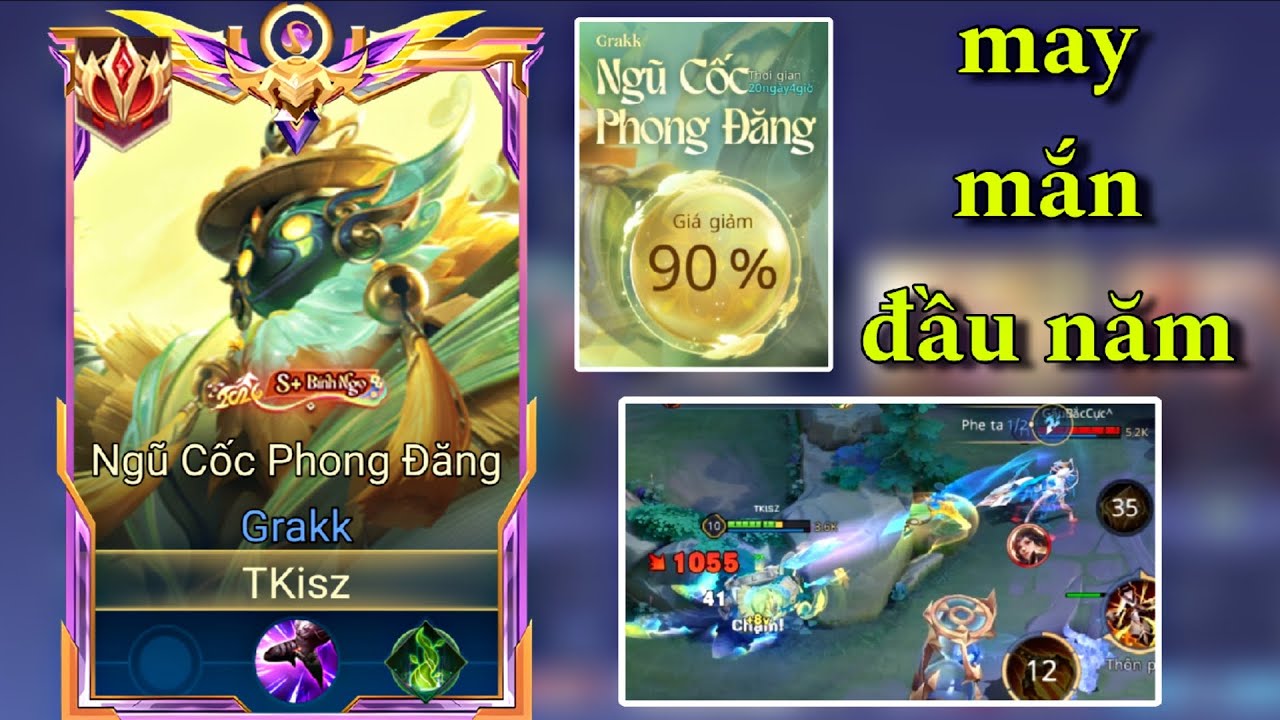 TOP Dyadia - trải nghiêm skin mới của Grakk Ngũ Cốc Phong Đăng rank đại cao thủ