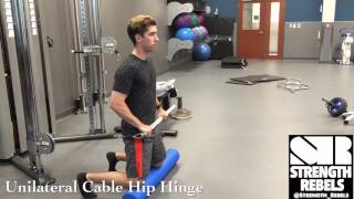 Unilateral Cable Hip Hinge [Strength Rebels]