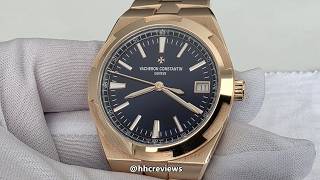Vacheron Constantin Overseas Pink Gold Blue Dial 4520V