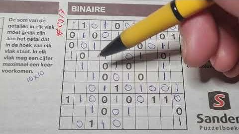 Three times is a charm! (#2917) Binary Sudoku. 06-09-2021 part 1 of 3