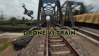 TRAIN CHASE || DJI FPV LONGE RANGE || DRONE VS TRAIN