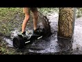 Hoverboard mud test off-road