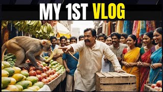 First Time in the City! 🐒 Monkey’s Funny Vlog#aivideo