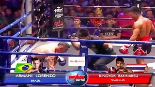 Armani Lorenzo VS Kingyok Bannaksu, BRAZIL vs THAILAND, Max Muay Thai