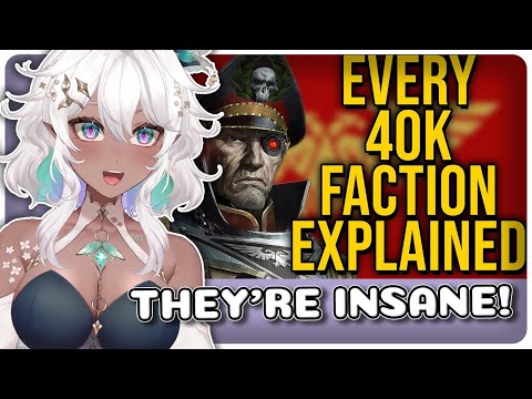 EVERYONE'S A VILLAIN | Every single Warhammer 40k Faction Explained Part 1 | Bricky FIRST REACTION